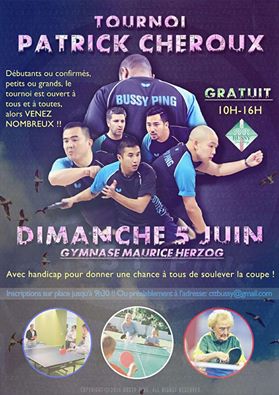 Tournoi Patrick Cheroux 2016